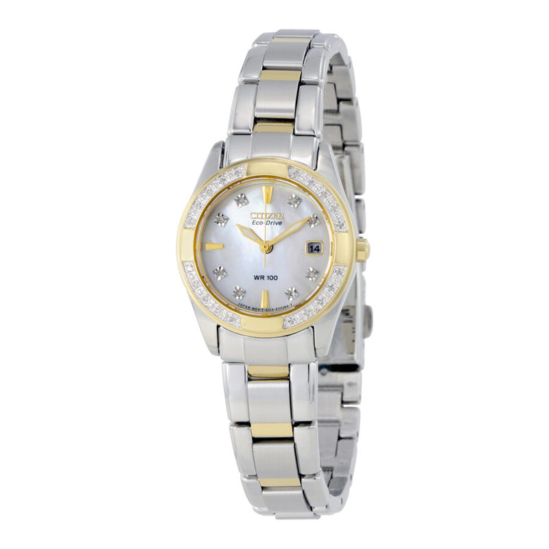 Citizen Regent Eco-Drive Mother of Pearl Dial Ladies Watch #EW1824-57D - Watches of America