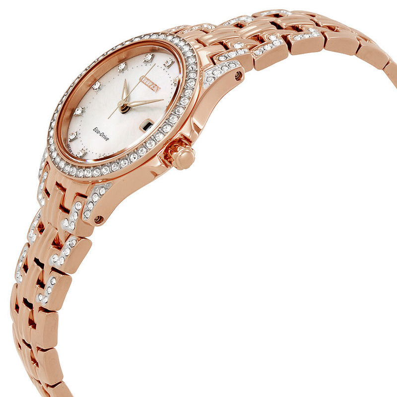 Citizen Silhouette Crystal Eco-Drive Ladies Watch #EW1228-53D - Watches of America #2