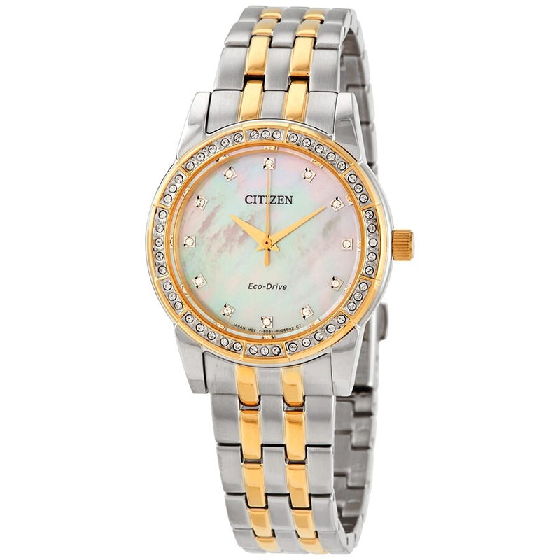 Citizen Silhouette Crystal Eco-Drive Ladies Watch #EM0774-51D - Watches of America