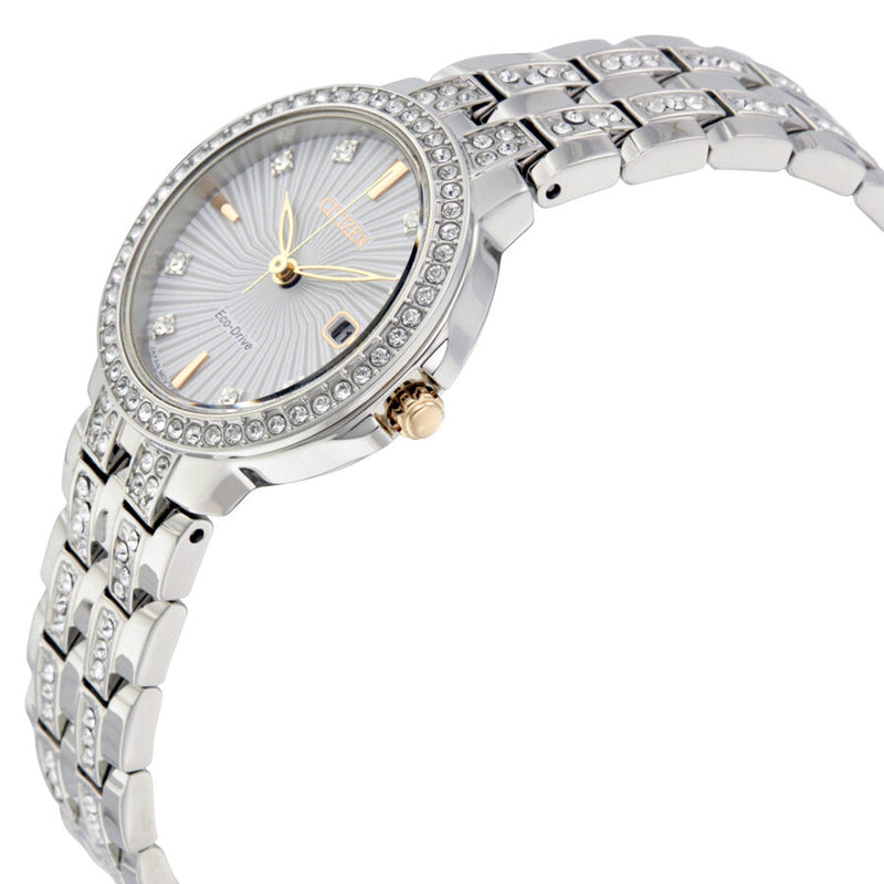 Citizen Silhouette Crystal Eco-Drive Ladies Watch #EW2340-58A - Watches of America #2