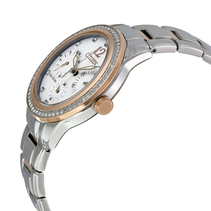 Citizen Silhouette Crystal White Dial Ladies Watch #FD2016-51A - Watches of America #2