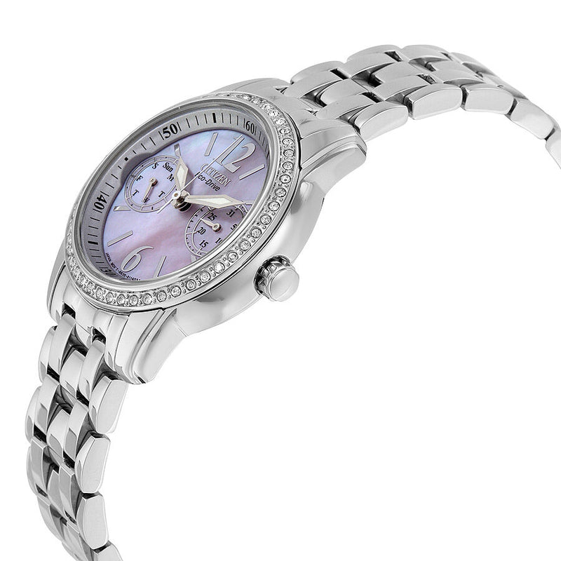 Citizen Silhouette Eco-Drive Mother of Pearl Dial Ladies Watch #FD1030-56Y - Watches of America #2