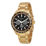 Citizen Sport Chronograph Eco-Drive Black Dial Men's Watch #CA4203-54E - Watches of America