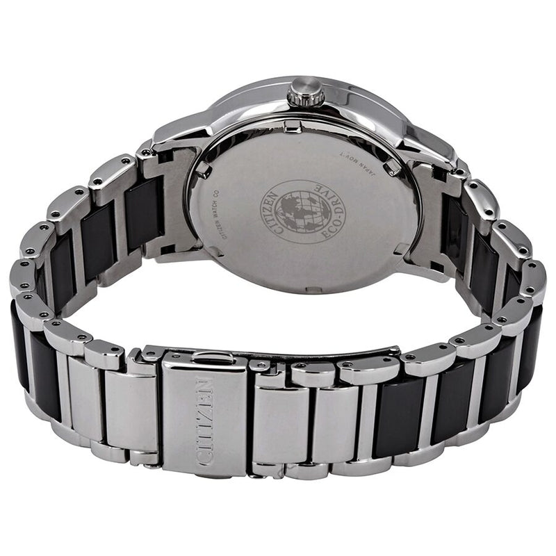 Citizen Two-tone Chandler Eco-Drive Black Dial Ladies Watch #EM0741-51E - Watches of America #3