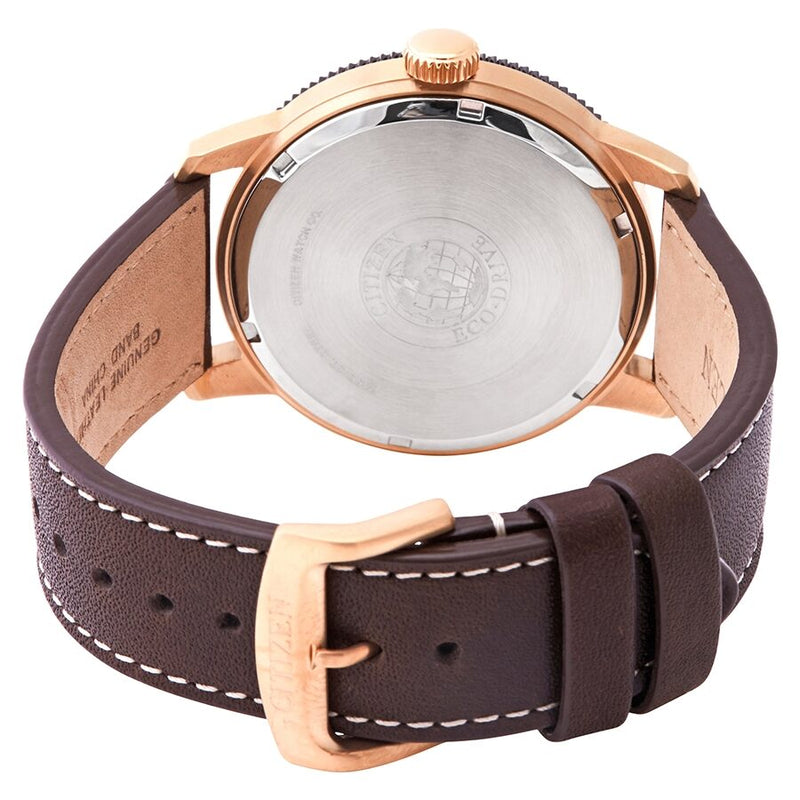 Citizen Vintage Brycen Orange Gradient Dial Eco-Drivel Men's Watch #AW0076-03X - Watches of America #3