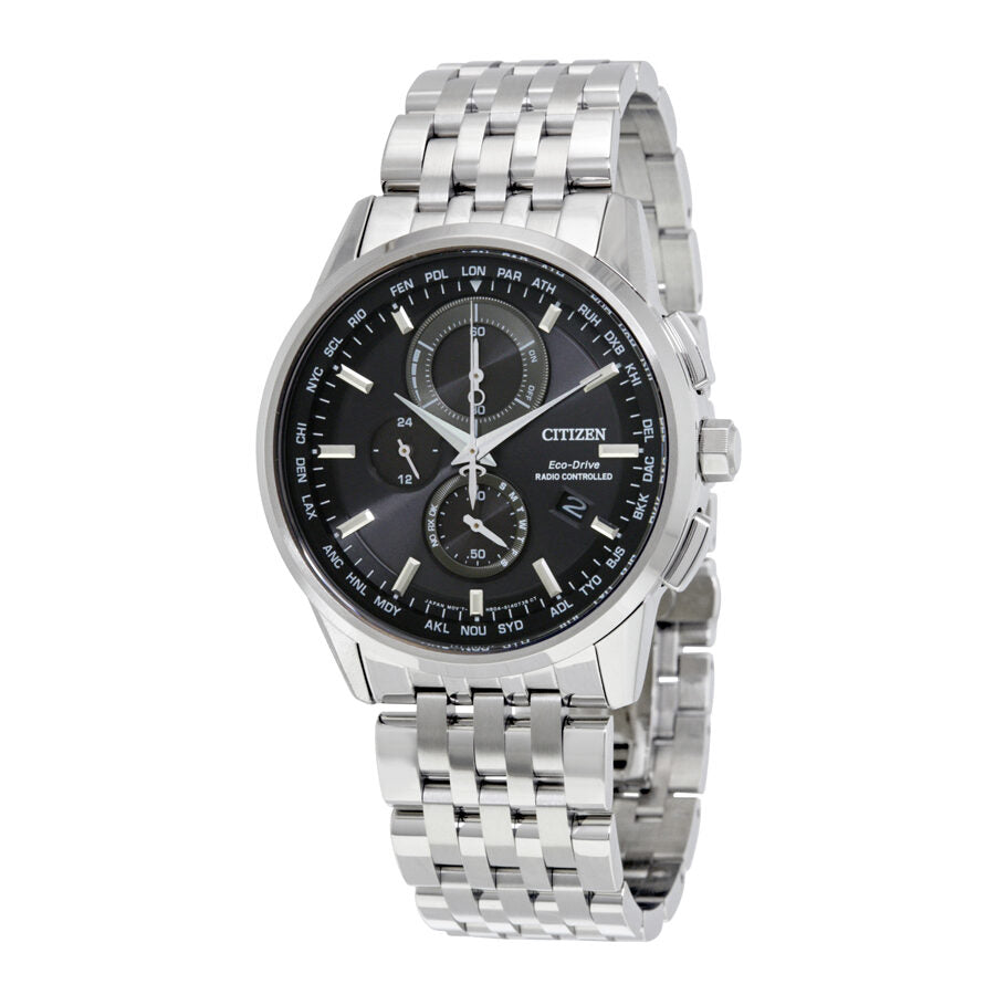 Citizen eco drive men's online world time chronograph watch