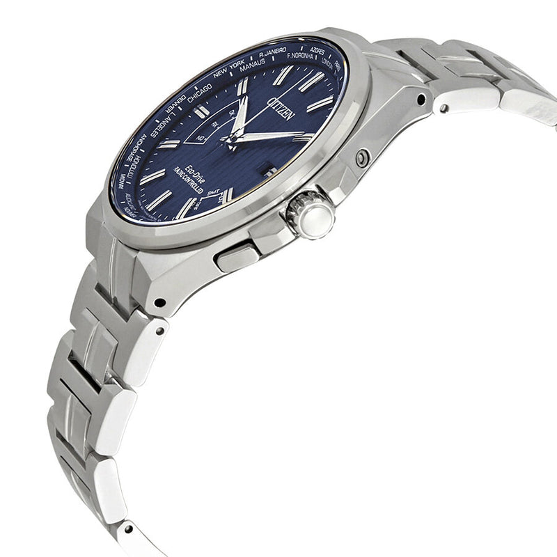 Citizen World Perpetual A-T World Time Blue Dial Men's Watch #CB0160-51L - Watches of America #2