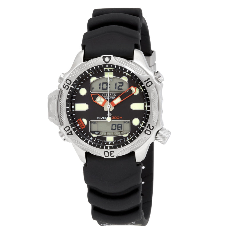 CitizenAqualand Diver Depth Meter Promaster Black Dial Men's Watch #JP1010-00E - Watches of America
