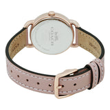 Coach Delancey Cream Dial Blush Leather Ladies Watch 14502750 - Watches of America #3