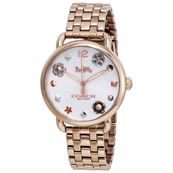 Coach Delancey Gold Dial Rose Gold tone Ladies Watch 14502811 Watches of America