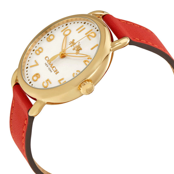 Coach Delancey Ivory Dial Carol Leather Ladies Watch 14502719 - Watches of America #2