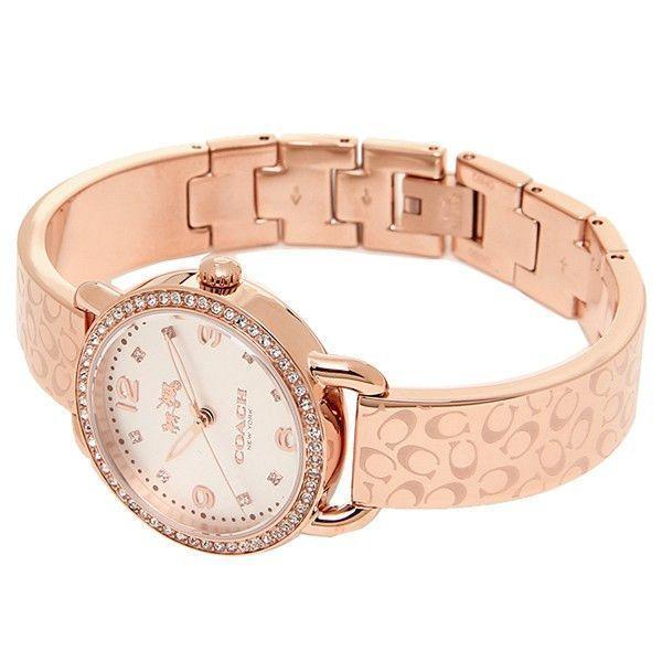 Coach Delancey Silver Dial Rose Gold-Tone Ladies Watch 14502355 - Watches of America #3