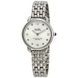 Coach Delancey Slim Quartz Crystal Silver Dial Ladies Watch 14502781 - Watches of America