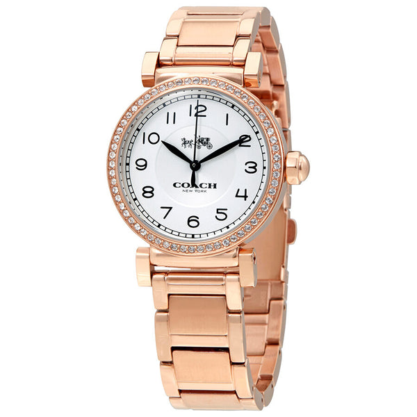 Coach Madison Ladies Rose Gold-tone Watch 14502398 - Watches of America