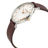 Coach Perry Quartz White Dial Brown Leather Ladies Watch 14503154 - Watches of America #2