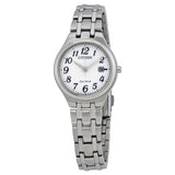 Citizen Corso Eco-Drive White Dial Stainless Steel Ladies Watch #EW2480-59A - Watches of America #2