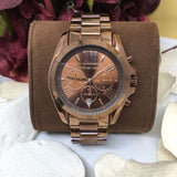 Michael Kors Bradshaw Chronograph Espresso Dial Unisex Watch MK5628 - Watches of America #6