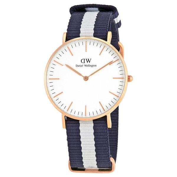 Daniel Wellington Classic Glasgow Eggshell White Dial Ladies Watch #DW00100031 - Watches of America