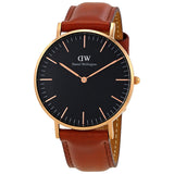Daniel Wellington Classic St Mawes Black Dial 36mm Watch #DW00100136 - Watches of America
