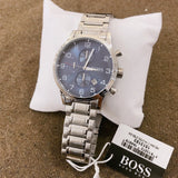 Hugo Boss Aeroliner Chronograph Blue Dial Men's Watch#1513183 - Watches of America #5