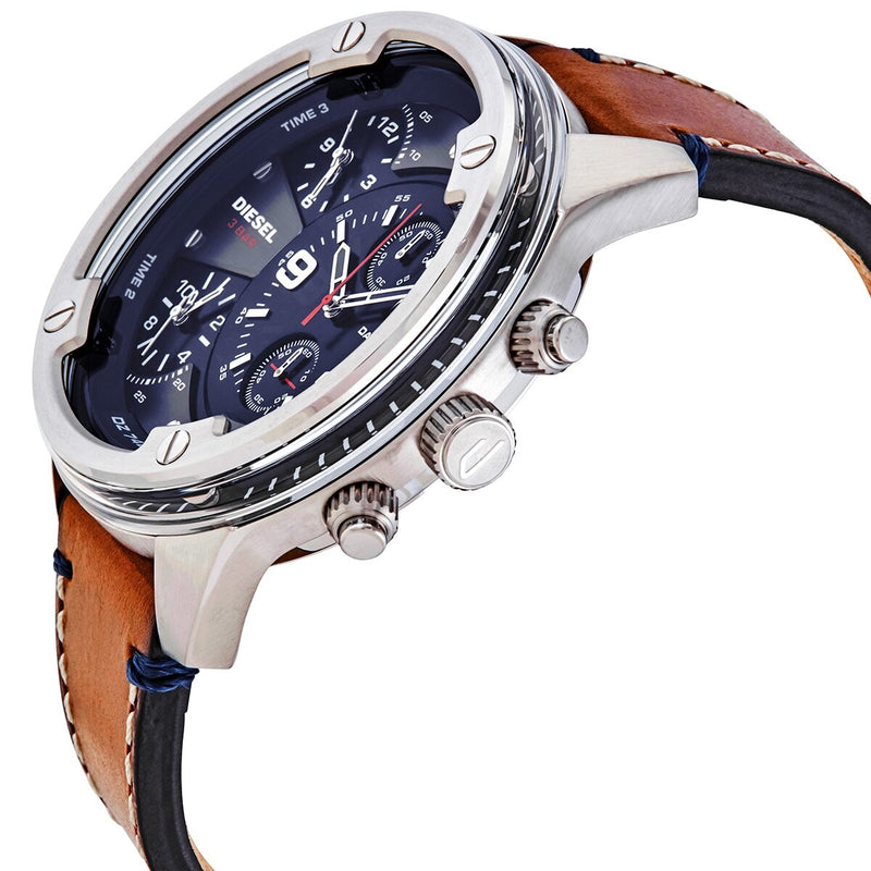 Diesel Boltdown Chronograph Quartz Blue Dial Men's Watch #DZ7424 - Watches of America #2