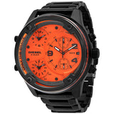 Diesel Boltdown Chronograph Quartz Orange Dial Men's Watch #DZ7432 - Watches of America