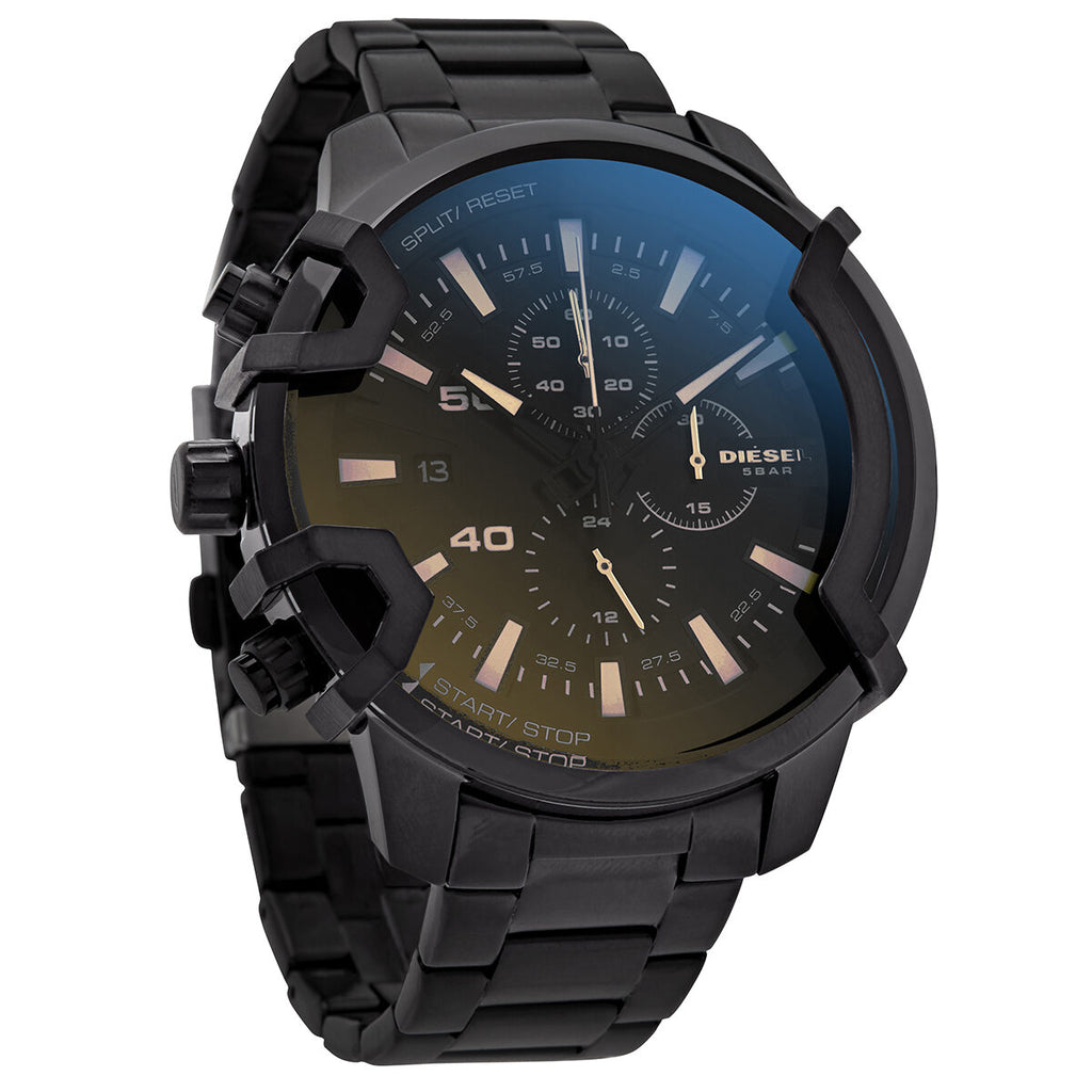 Diesel Griffed Chronograph Quartz Black Dial Men\'s Watch DZ4529 – Watches  of America