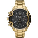 Diesel Griffed Cronógrafo Cuarzo Esfera Negra Reloj para Hombre DZ4522