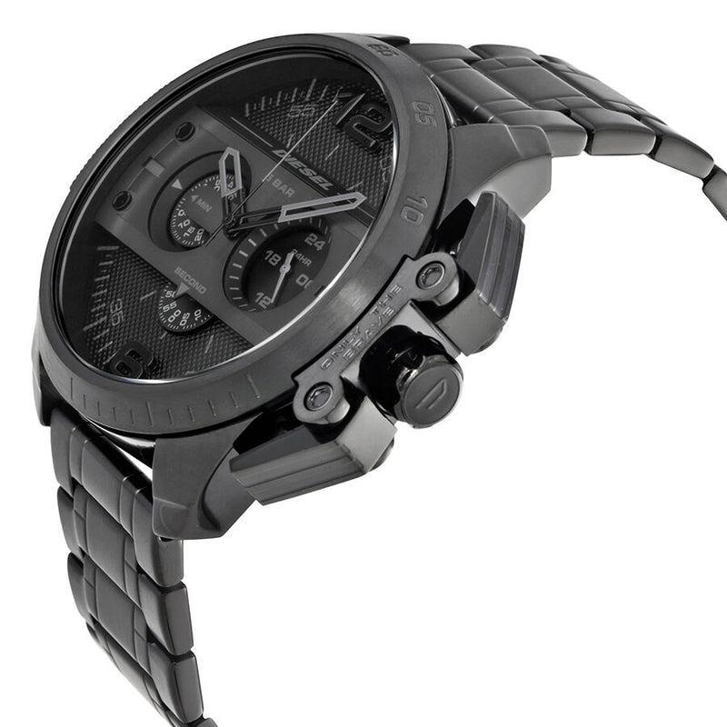 Diesel Ironside Chronograph Black Dial Black Ion-plated Men's Watch DZ4362 - Watches of America #2