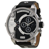 Diesel Little Daddy Black and Grey Dial Men's Watch #DZ7256 - Watches of America