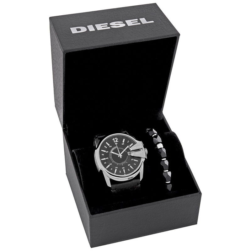 Diesel - Master Chief - Reloj de cuarzo con cronógrafo de acero inoxidable  para hombre