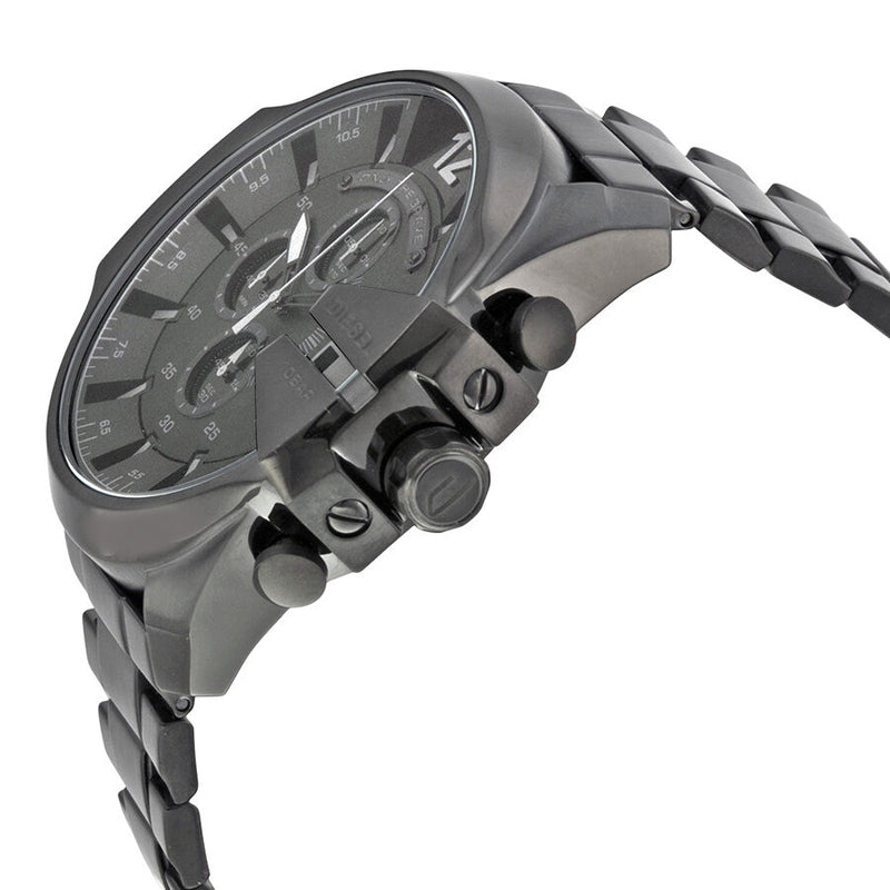 Diesel Mega Chief  Chronograph Black Dial Men's Watch #DZ4355 - Watches of America #2