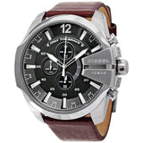 Diesel Mega Chief Chronograph Grey Dial Men's Watch #DZ4290 - Watches of America