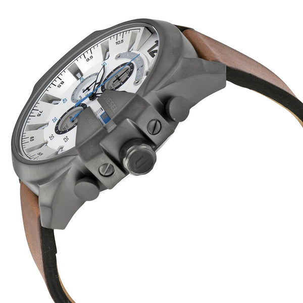 Diesel Mega Chief Chronograph White Dial Men's Watch #DZ4280 - Watches of America #2