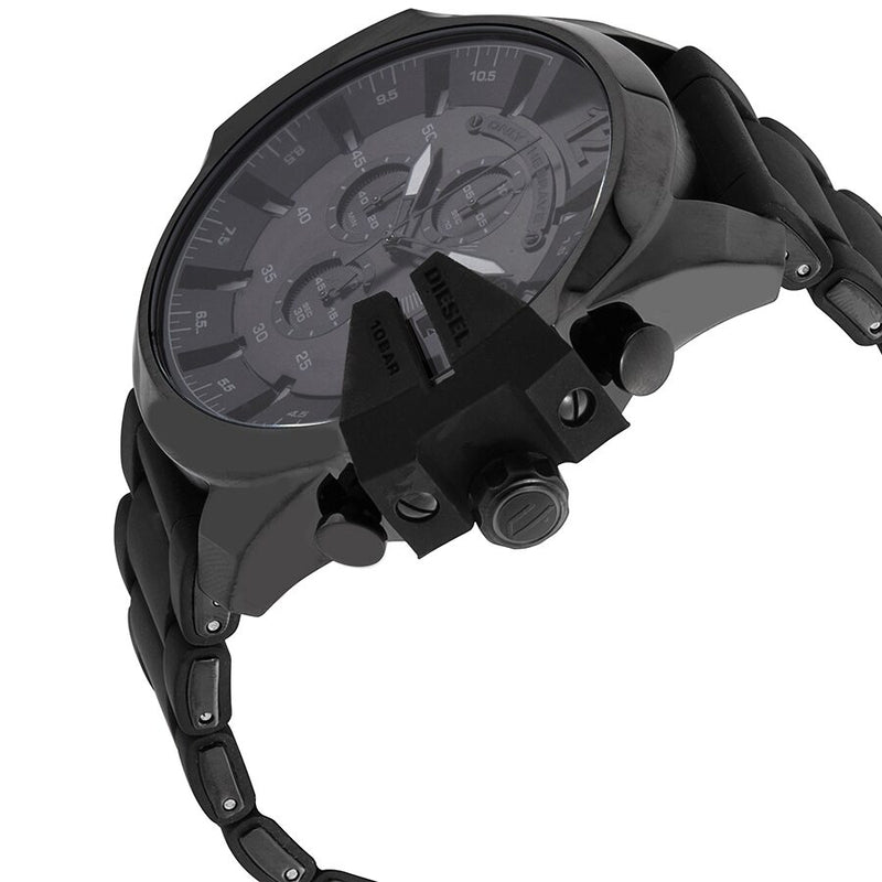 Diesel Mega Chief Chronograph Quartz Black Dial Men's Watch #DZ4486 - Watches of America #2