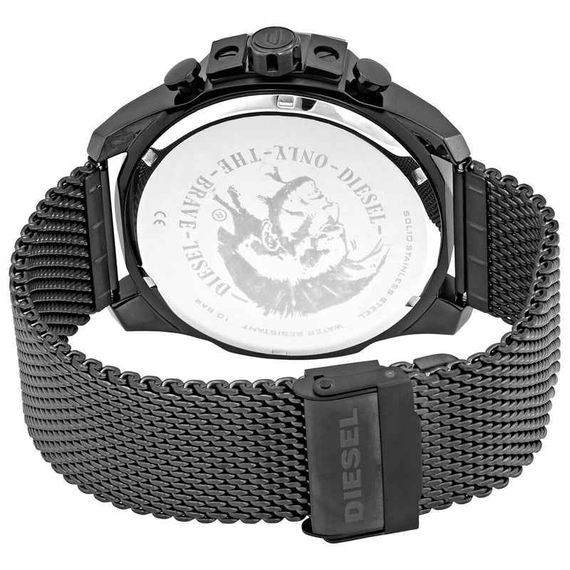 Diesel Mega Chief Chronograph Quartz Grey Dial Men's Watch #DZ4527 - Watches of America #3
