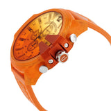 Diesel Mega Chief Chronograph Quartz Orange Dial Men's Watch #DZ4533 - Watches of America #2
