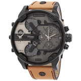 Diesel Mr. Daddy 2.0 Chronograph Quartz Grey Dial Men's Watch #DZ7406 - Watches of America