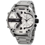 Diesel Mr. Daddy 2.0 Chronograph Quartz Silver Dial Men's Watch #DZ7421 - Watches of America