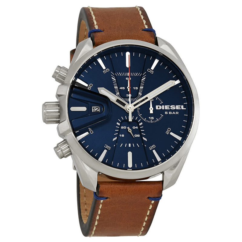 Diesel MS9 Chronograph Blue Dial Men's Watch #DZ4470 - Watches of America