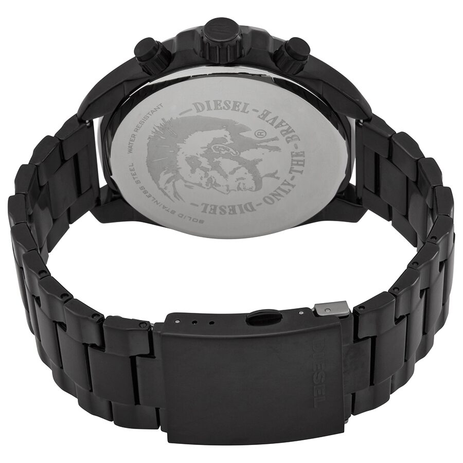 Reloj Diesel MS9 Hombre Negro Calavera Analógico DZ1973