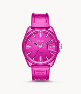 Diesel MS9 Quartz Pink Dial Ladies Watch #DZ1929 - Watches of America