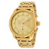 Diesel Stronghold Chronograph Gold Dial Gold-tone Men's Watch DZ4376 - Watches of America