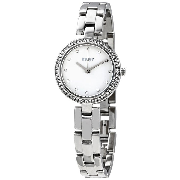 DKNY City Link Quartz Crystal Silver Dial Ladies Watch NY2824 Watches of America