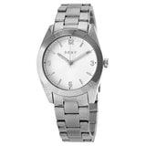 DKNY Nolita Quartz Silver Dial Stainless Steel Ladies Watch #NY2872 - Watches of America