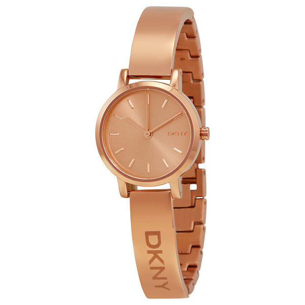 DKNY Rose Dial Rose Gold PVD Ladies Watch #NY2308 - Watches of America