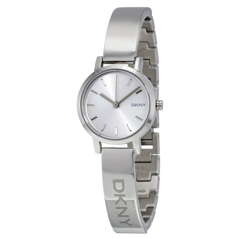 DKNY Silver Sunray Dial Bangle Ladies Watch #NY2306 - Watches of America