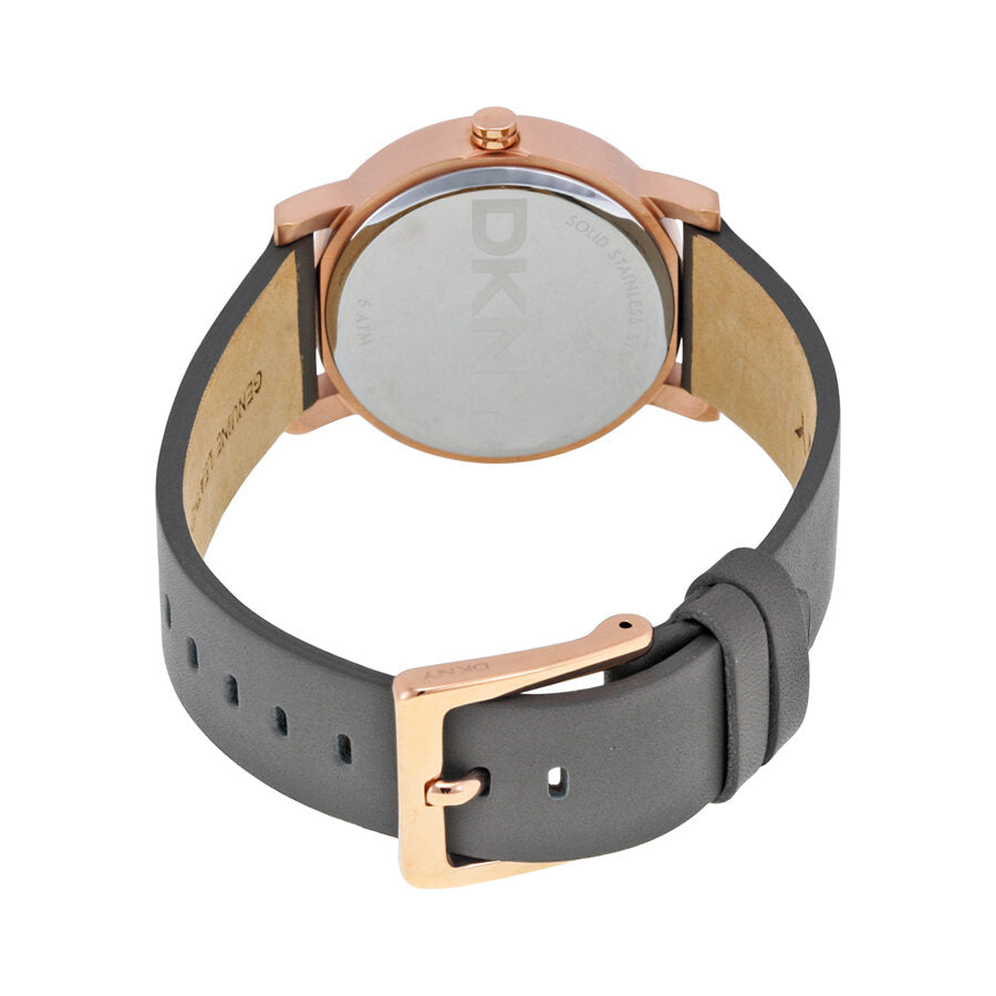 Dkny leather strap watch on sale ladies