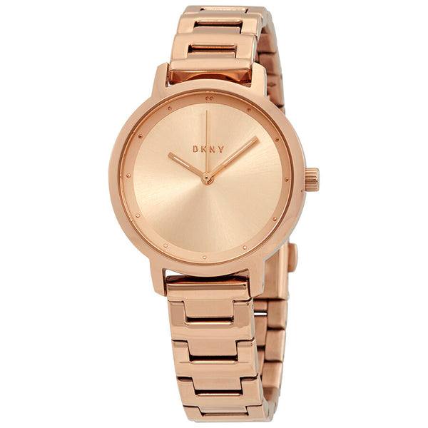 DKNY The Modernist Rose Sunray Dial Ladies Watch NY2637 – Watches of America
