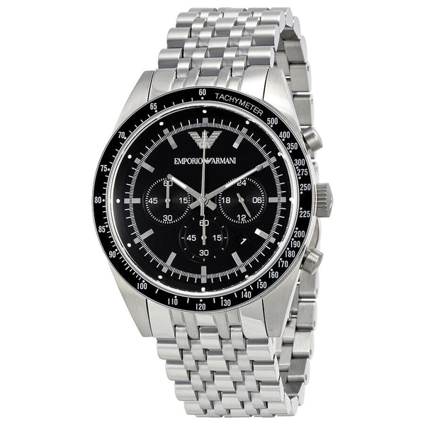 Emperio Armani Sportivo Black Dial Quartz Men's Watch AR5988 - Watches of America